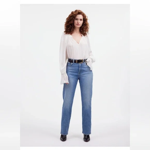 NWT Madewell The Curvy ‘90’s Straight Jean Size 26 - Picture 3 of 11